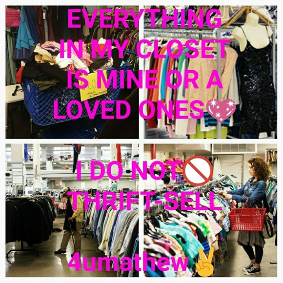 🚫I DO NOT BUY OR SELL THRIFT STORE ITEMS IN MY POSH CLOSET GUARANTEED! - Picture 2 of 3